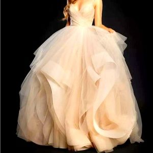 HAYLEY PAIGE “CHANDON” WEDDING DRESS    MOËT STARDUSTED TULLE BRIDAL BALL GOWN